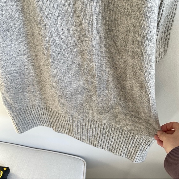 PURE Collection Wool Cashmere Gray Cardigan Size 4 - Picture 11 of 12